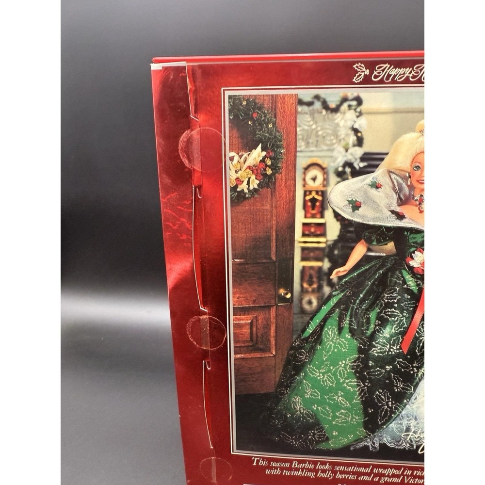 1995 Happy‎ Holidays® Barbie® NRFB 11.5" Mattel® #14123 Vintage - Picture 5 of 8